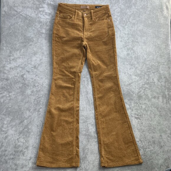 Judy Blue Corduroy Pants Women 26x31” Brown Bootcut Stretch Retro Y2K Soft Boho - Picture 3 of 15
